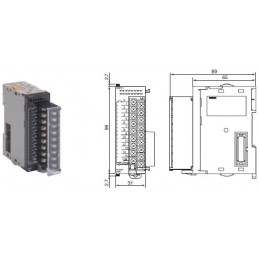 PLC INPUT UNIT CJ1W-ID201