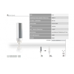 ŻARÓWKA LED PL G24D