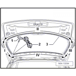 VAG1474B/W ZESTAW DO WYCINANIA SZYB