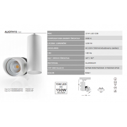 REFLEKTOR SZYNOWY LED ALIOTH