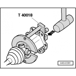 T40018 NARZĘDZIE SERWISOWE VW AUDI