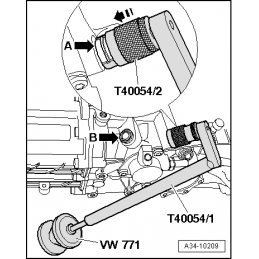 T40054/1-2 NARZĘDZIE SERWISOWE VW AUDI