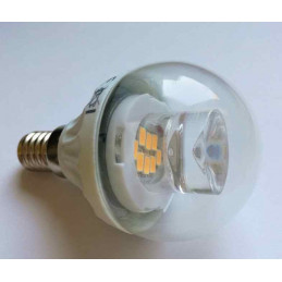 ŻARÓWKA LED SFERA 4W E14 3000K 120 320lm CRISTAL