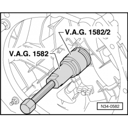 VAG1582/2 NARZĘDZIE SERWISOWE VW AUDI