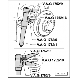 VAG1752/16 NARZĘDZIE SERWISOWE VW AUDI