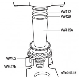 VW429 NARZĘDZIE SERWISOWE VW AUDI