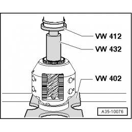 VW432 NARZĘDZIE SERWISOWE VW AUDI