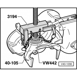 VW442 NARZĘDZIE SERWISOWE VW AUDI