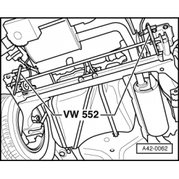 VW552 NARZĘDZIE SERWISOWE VW AUDI