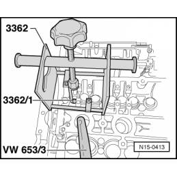VW653/3 NARZĘDZIE SERWISOWE VW AUDI