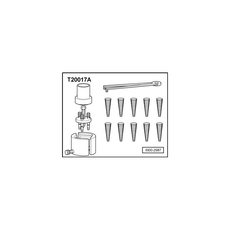 T20017A NARZĘDZIE SERWISOWE VW AUDI SEAT SKODA