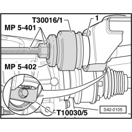 T30016/1 NARZĘDZIE SERWISOWE VW AUDI SEAT SKODA