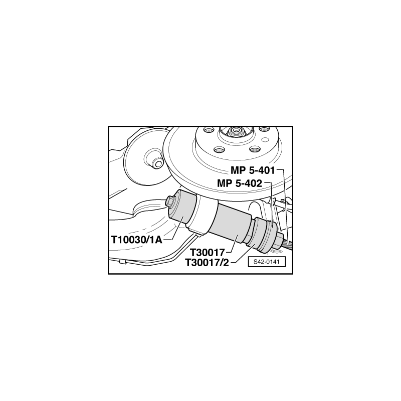 T30017/2 NARZĘDZIE SERWISOWE VW AUDI SEAT SKODA