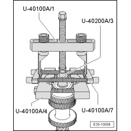 U40100/7 NARZĘDZIE SERWISOWE VW AUDI SEAT SKODA