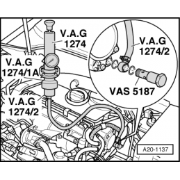 VAG1274/2 NARZĘDZIE SERWISOWE VW AUDI SEAT SKODA