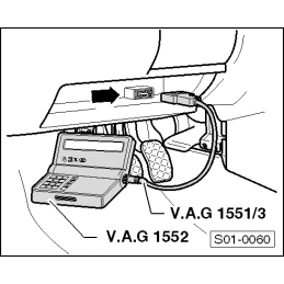 VAG1552 NARZĘDZIE SERWISOWE VW AUDI SEAT SKODA
