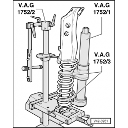 VAG1752/3 NARZĘDZIE SERWISOWE VW AUDI SEAT SKODA