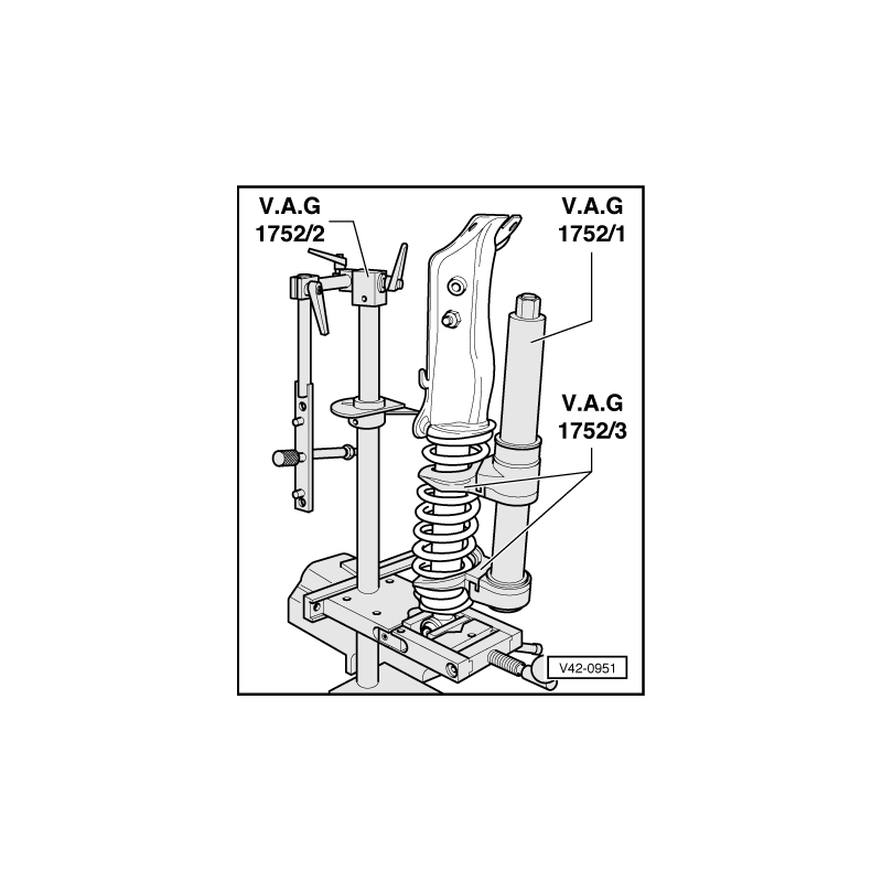 VAG1752/3 NARZĘDZIE SERWISOWE VW AUDI SEAT SKODA