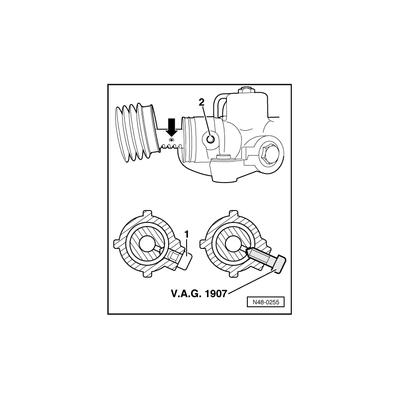 VAG1907 NARZĘDZIE SERWISOWE VW AUDI SEAT SKODA