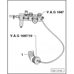 VAS1687/10 NARZĘDZIE SERWISOWE VW AUDI SEAT SKODA