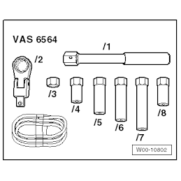 VAS6564 NARZĘDZIE SERWISOWE VW AUDI SEAT SKODA