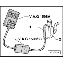 VAS 1598/33 NARZĘDZIE SERWISOWE VW AUDI SEAT SKODA