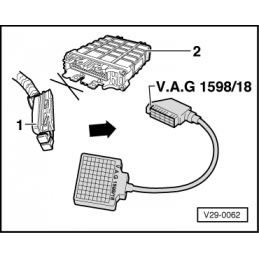 VAS 1598/18 NARZĘDZIE SERWISOWE VW AUDI SEAT SKODA