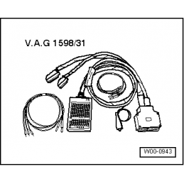 VAG 1598/31 NARZĘDZIE SERWISOWE VW AUDI SEAT SKODA