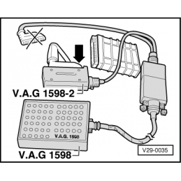 VAG 1598/2 NARZĘDZIE SERWISOWE VW AUDI SEAT SKODA