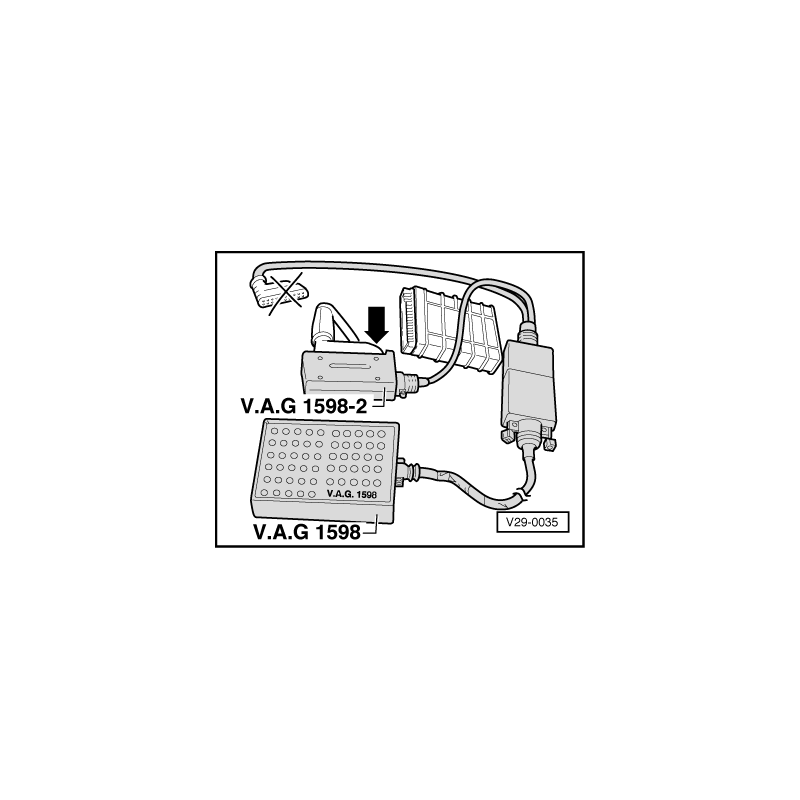 VAG 1598/2 NARZĘDZIE SERWISOWE VW AUDI SEAT SKODA
