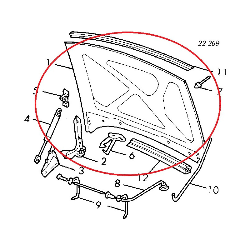 893823029A MASKA AUDI 80/90 B3 86-91 ORYGINAŁ
