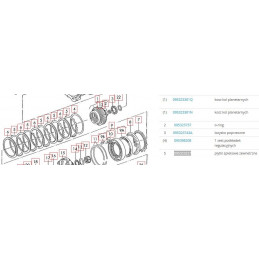 095323227 - ZESTAW TARCZ SKRZYNI AUTOMATYCZNEJ